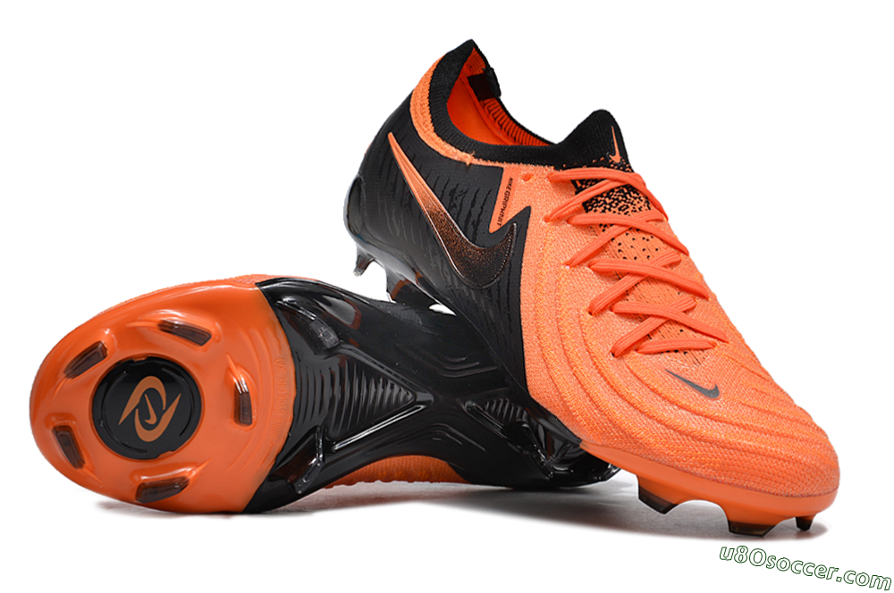 Nike Phantom Luna Elite FG Firm Ground Soccer Cleats - Orange/Black 3