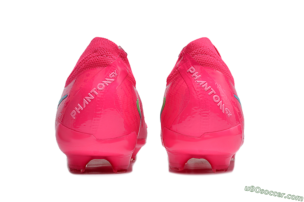 Nike Phantom Luna Elite FG Firm Ground Soccer Cleats - Pink/Yellow/Jade 5