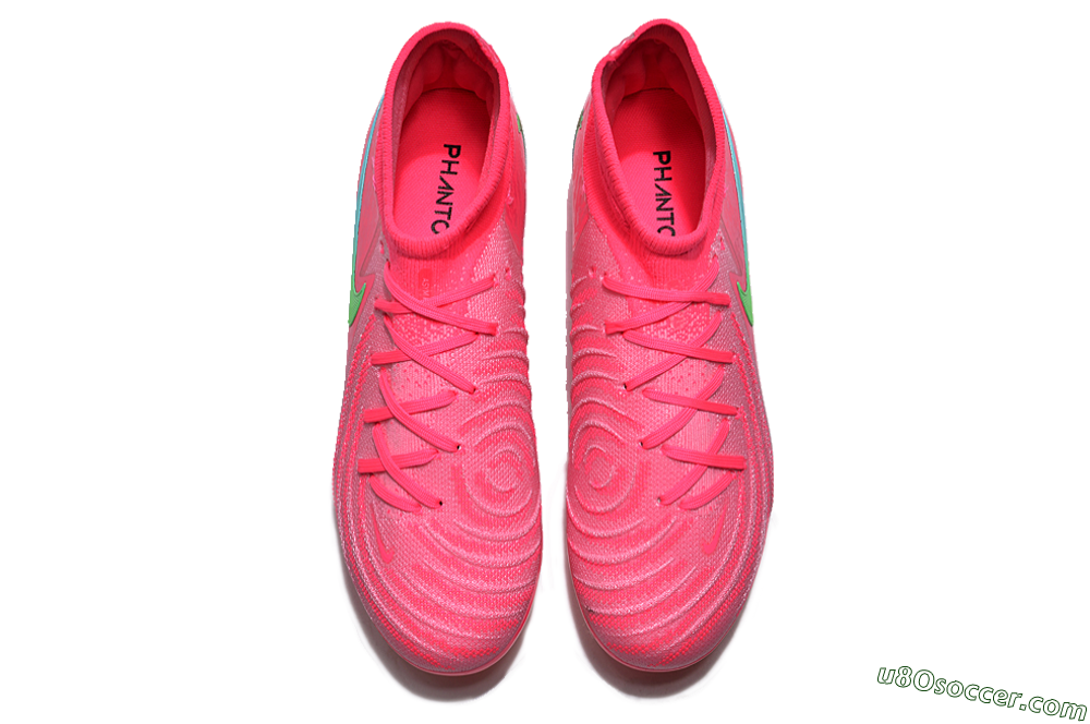 Nike Phantom Luna Elite NU FG Firm Ground Soccer Cleats - Pink/Yellow/Jade 4
