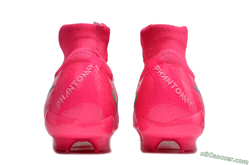 Nike Phantom Luna Elite NU FG Firm Ground Soccer Cleats - Pink/Yellow/Jade 5