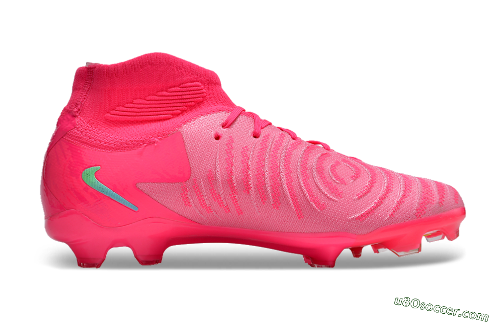 Nike Phantom Luna Elite NU FG Firm Ground Soccer Cleats - Pink/Yellow/Jade 7