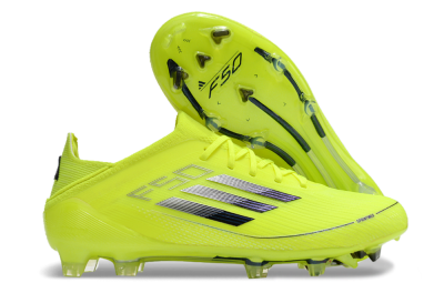 Adidas F50 Adizero FG Firm Ground Soccer Cleats - Yellow/Blue