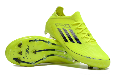 Adidas F50 Adizero FG Firm Ground Soccer Cleats - Yellow/Blue