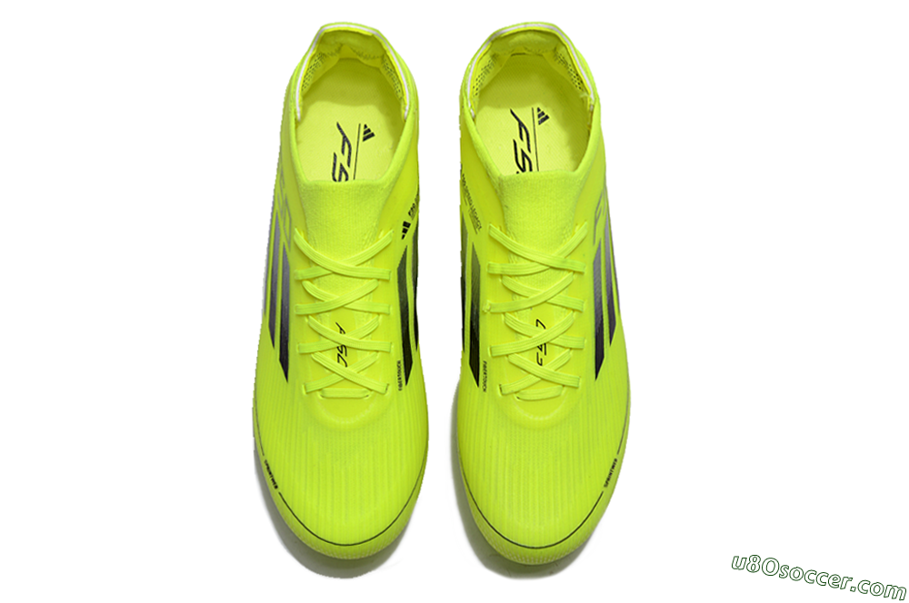 Adidas F50 Adizero FG Firm Ground Soccer Cleats - Yellow/Blue 4
