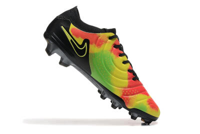 Nike Tiempo Legend 10 Elite FG Firm Ground Soccer Cleats - Black/Rainbow