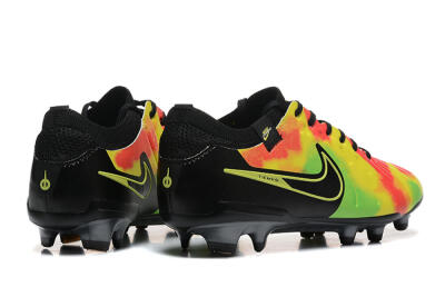 Nike Tiempo Legend 10 Elite FG Firm Ground Soccer Cleats - Black/Rainbow
