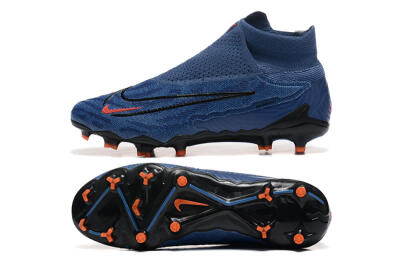 Nike Phantom GX DF Elite FG Firm Ground Soccer Cleats - Blue/Red/Black