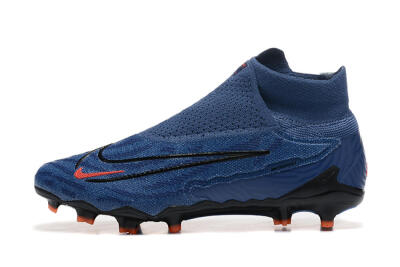 Nike Phantom GX DF Elite FG Firm Ground Soccer Cleats - Blue/Red/Black