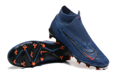 Nike Phantom GX DF Elite FG Firm Ground Soccer Cleats - Blue/Red/Black