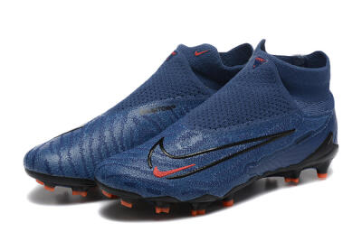 Nike Phantom GX DF Elite FG Firm Ground Soccer Cleats - Blue/Red/Black