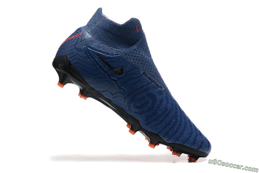 Nike Phantom GX DF Elite FG Firm Ground Soccer Cleats - Blue/Red/Black 7