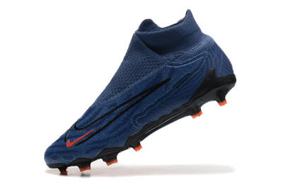 Nike Phantom GX DF Elite FG Firm Ground Soccer Cleats - Blue/Red/Black