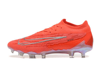 Nike Phantom GX Elite FG Firm Ground Soccer Cleats - Red/Silver