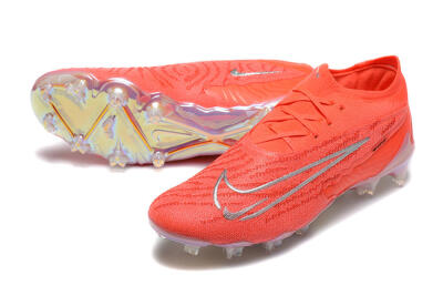 Nike Phantom GX Elite FG Firm Ground Soccer Cleats - Red/Silver