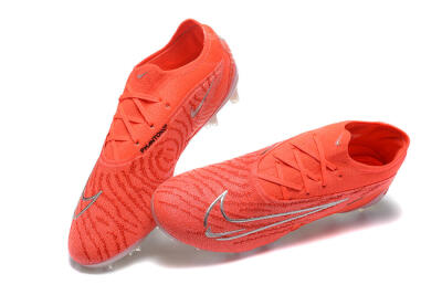 Nike Phantom GX Elite FG Firm Ground Soccer Cleats - Red/Silver