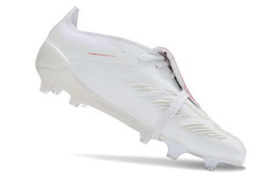 Adidas Predator Elite Foldover Tongue FG Firm Ground Soccer Cleats - Beige/Red/White