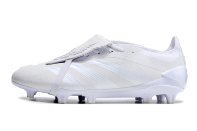 Adidas Predator Elite Foldover Tongue FG Firm Ground Soccer Cleats - White/Beige
