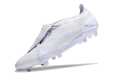 Adidas Predator Elite Foldover Tongue FG Firm Ground Soccer Cleats - White/Beige