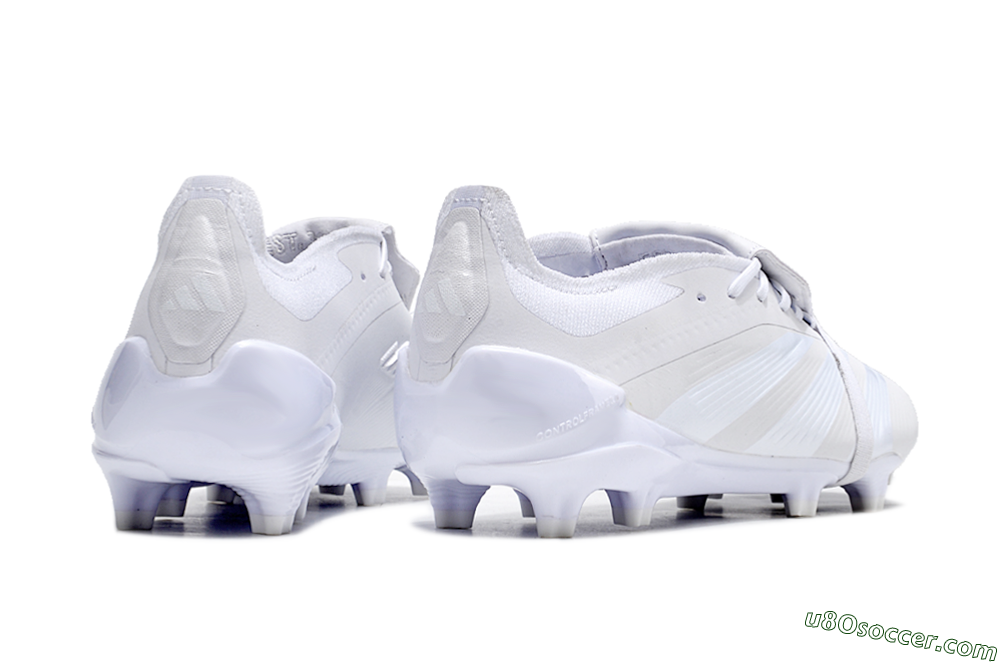 Adidas Predator Elite Foldover Tongue FG Firm Ground Soccer Cleats - White/Beige 6