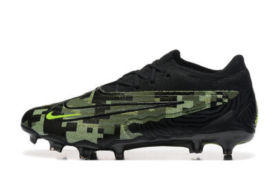 Nike Phantom GX Elite FG Firm Ground Soccer Cleats - Black/Camo/Yellow