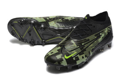 Nike Phantom GX Elite FG Firm Ground Soccer Cleats - Black/Camo/Yellow