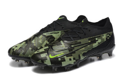 Nike Phantom GX Elite FG Firm Ground Soccer Cleats - Black/Camo/Yellow