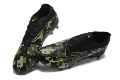 Nike Phantom GX Elite FG Firm Ground Soccer Cleats - Black/Camo/Yellow