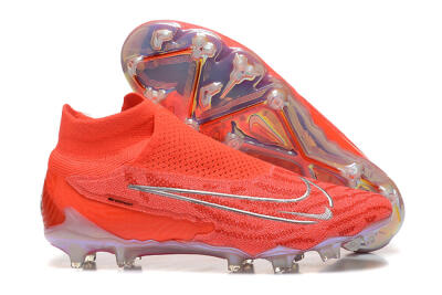 Nike Phantom GX DF Elite FG Firm Ground Soccer Cleats - Red/Silver