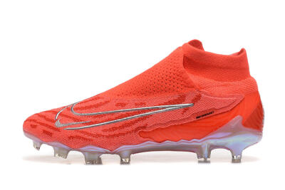 Nike Phantom GX DF Elite FG Firm Ground Soccer Cleats - Red/Silver