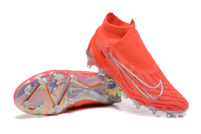 Nike Phantom GX DF Elite FG Firm Ground Soccer Cleats - Red/Silver