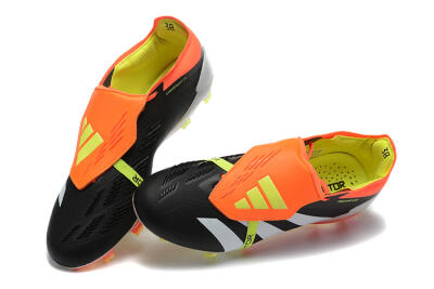 Adidas Predator Elite Foldover Tongue FG Firm Ground Soccer Cleats - White/Black/Red