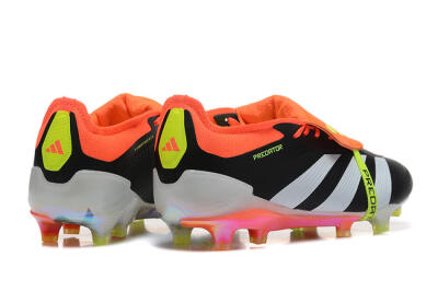 Adidas Predator Elite Foldover Tongue FG Firm Ground Soccer Cleats - White/Black/Red