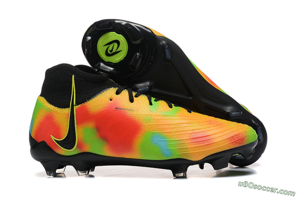 Nike Phantom Luna Elite NU FG Firm Ground Soccer Cleats - Black/Rainbow 1