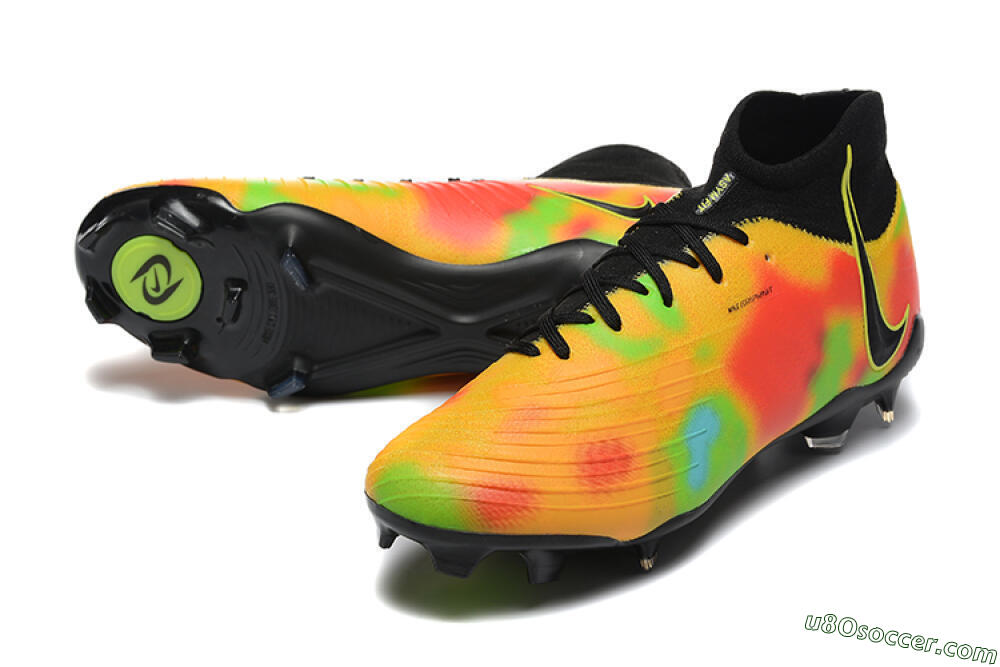 Nike Phantom Luna Elite NU FG Firm Ground Soccer Cleats - Black/Rainbow 3
