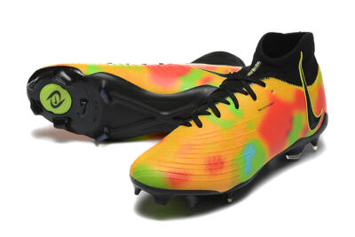 Nike Phantom Luna Elite NU FG Firm Ground Soccer Cleats - Black/Rainbow