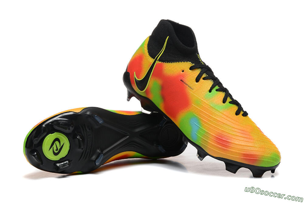 Nike Phantom Luna Elite NU FG Firm Ground Soccer Cleats - Black/Rainbow 4