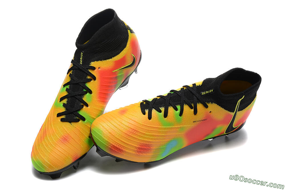 Nike Phantom Luna Elite NU FG Firm Ground Soccer Cleats - Black/Rainbow 6