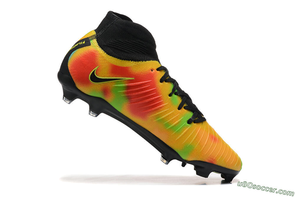 Nike Phantom Luna Elite NU FG Firm Ground Soccer Cleats - Black/Rainbow 7