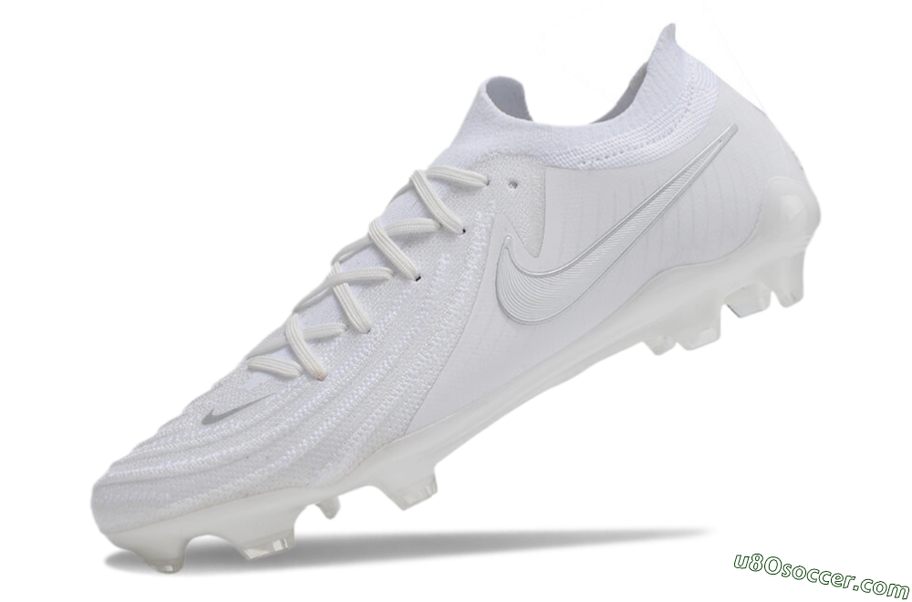 Nike Phantom Luna Elite NU FG Firm Ground Soccer Cleats - White/Black 5