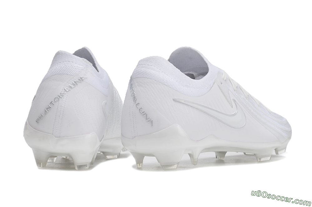 Nike Phantom Luna Elite NU FG Firm Ground Soccer Cleats - White/Black 6