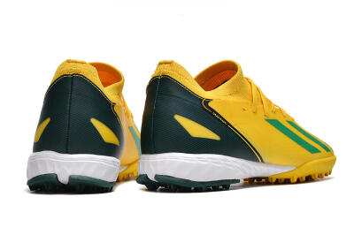 Adidas X Crazyfast.3 TF Artificial Turf Soccer Shoes - Yellow/Blue/White