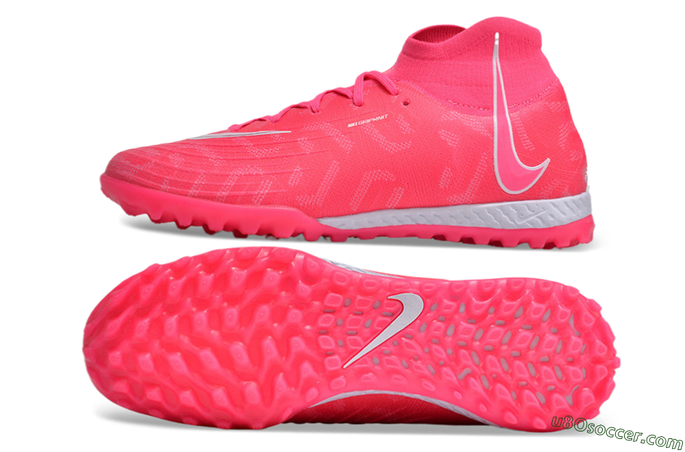 Nike Phantom Luna Elite NU TF Artificial Turf Soccer Shoes - Pink/White 0