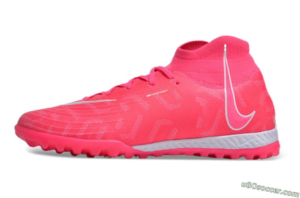 Nike Phantom Luna Elite NU TF Artificial Turf Soccer Shoes - Pink/White 2