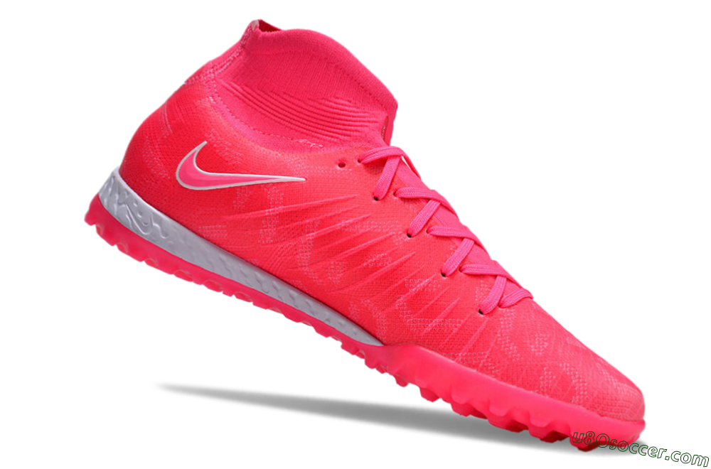 Nike Phantom Luna Elite NU TF Artificial Turf Soccer Shoes - Pink/White 4