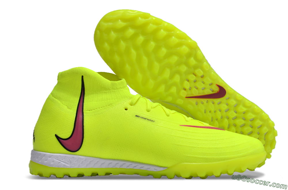 Nike Phantom Luna Elite NU TF Artificial Turf Soccer Shoes - Yellow/Red/White 1