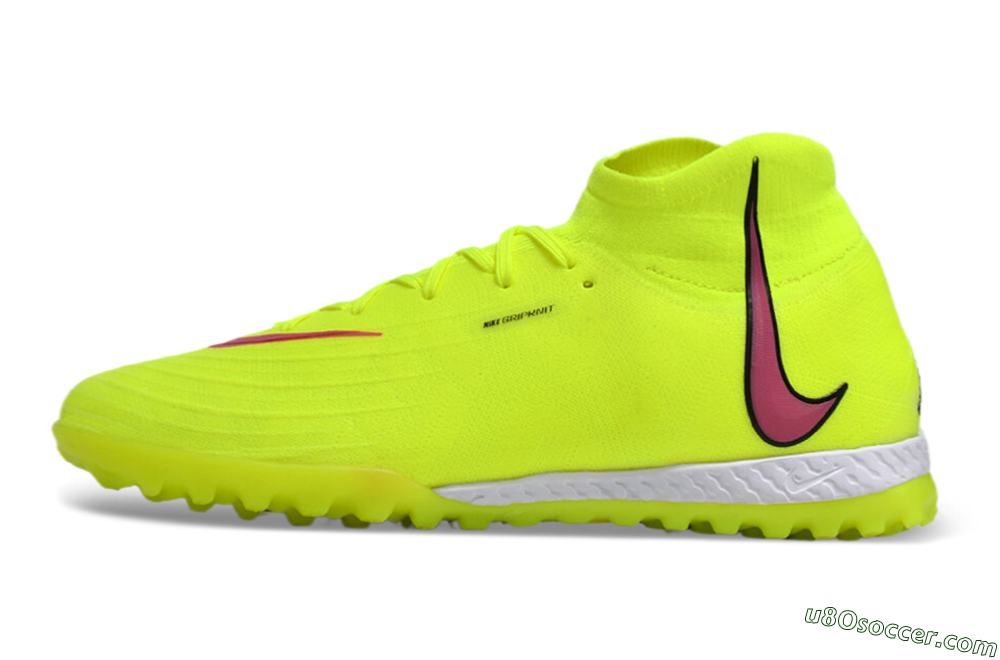 Nike Phantom Luna Elite NU TF Artificial Turf Soccer Shoes - Yellow/Red/White 2