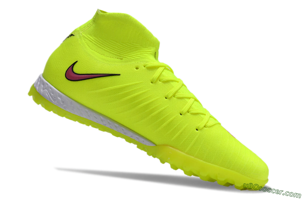 Nike Phantom Luna Elite NU TF Artificial Turf Soccer Shoes - Yellow/Red/White 4
