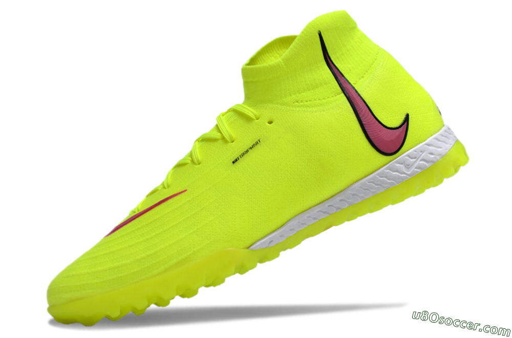 Nike Phantom Luna Elite NU TF Artificial Turf Soccer Shoes - Yellow/Red/White 5