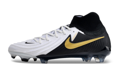 Nike Phantom Luna Elite NU FG Firm Ground Soccer Cleats - White/Black/Gold
