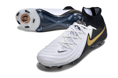 Nike Phantom Luna Elite NU FG Firm Ground Soccer Cleats - White/Black/Gold